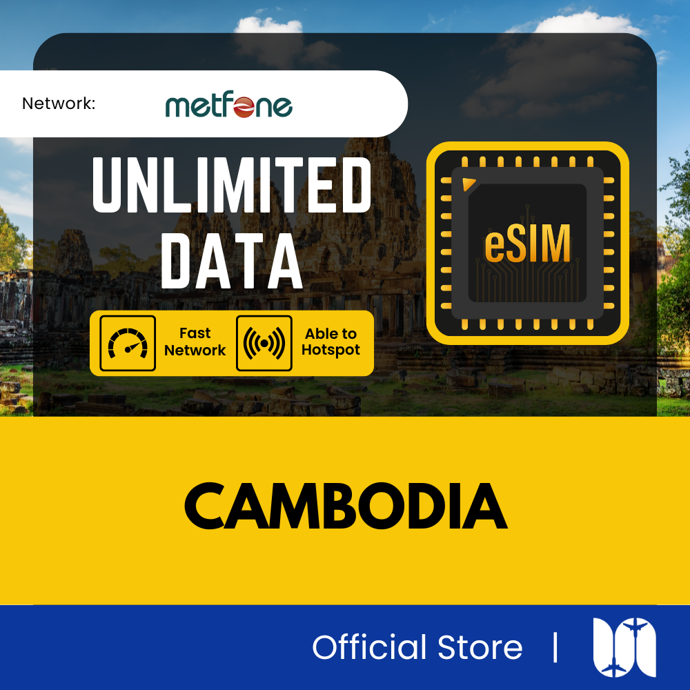 Cambodia eSIM - High Speed - Metfone Network