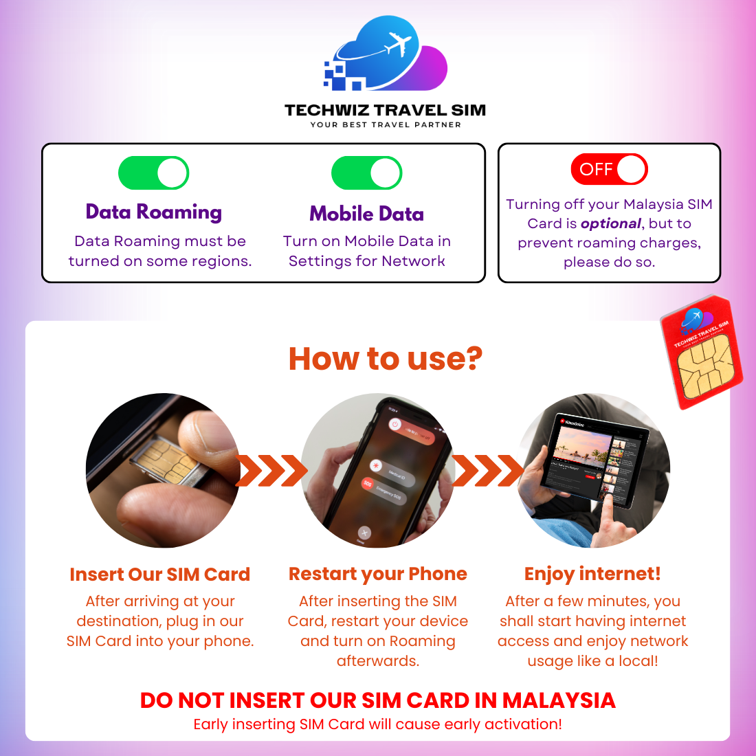 China SIM Card - 5G Speed - China Mobile Internet