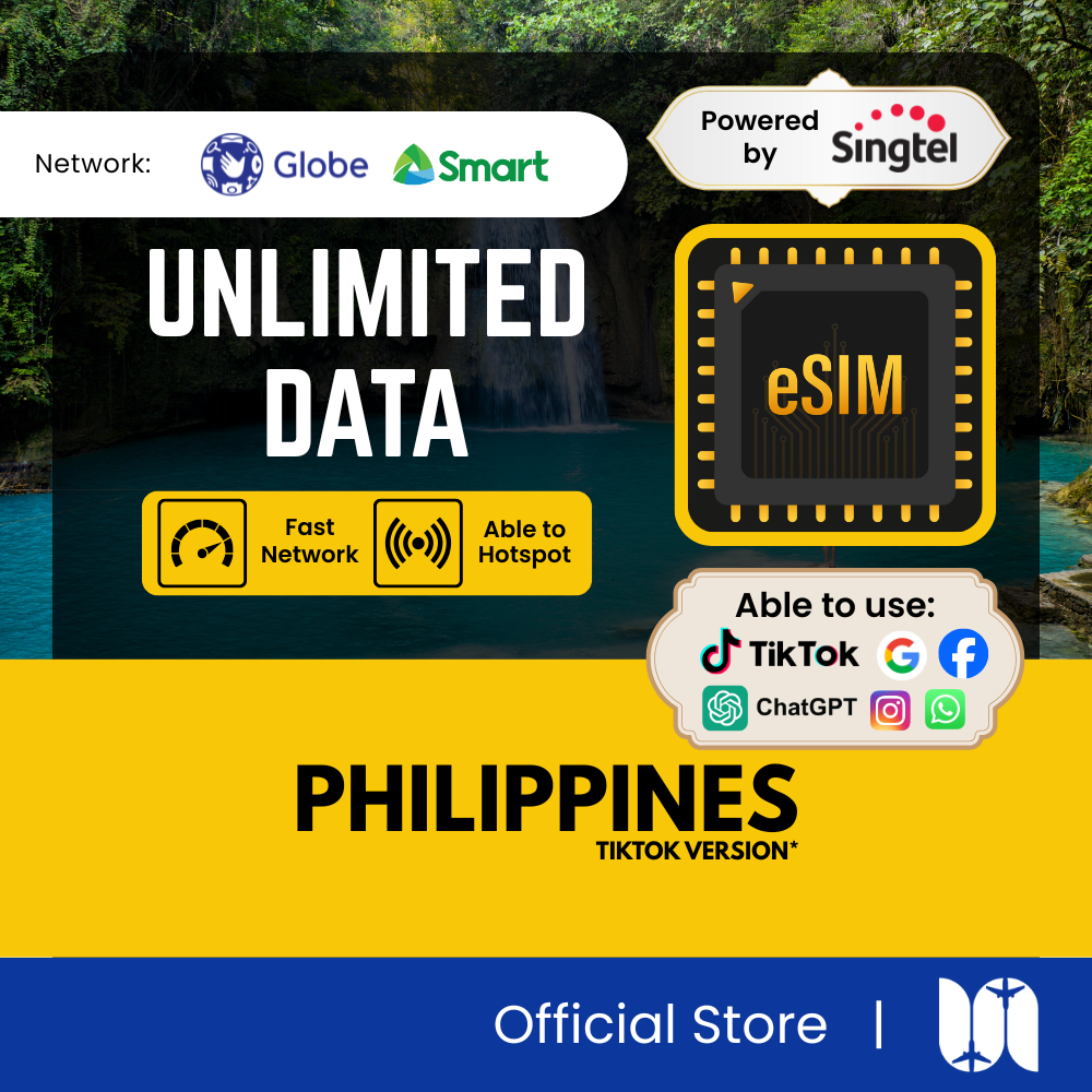 Philippines eSIM - 5G Speed - Support TikTok