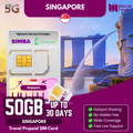 Singapore SIM Card - 5G Speed - SIMBA & StarHub