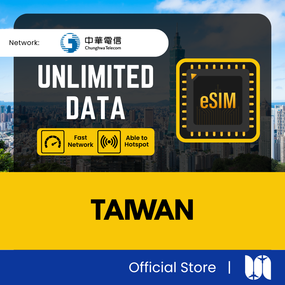 Taiwan eSIM - 5G Speed - Chunghwa Telecom