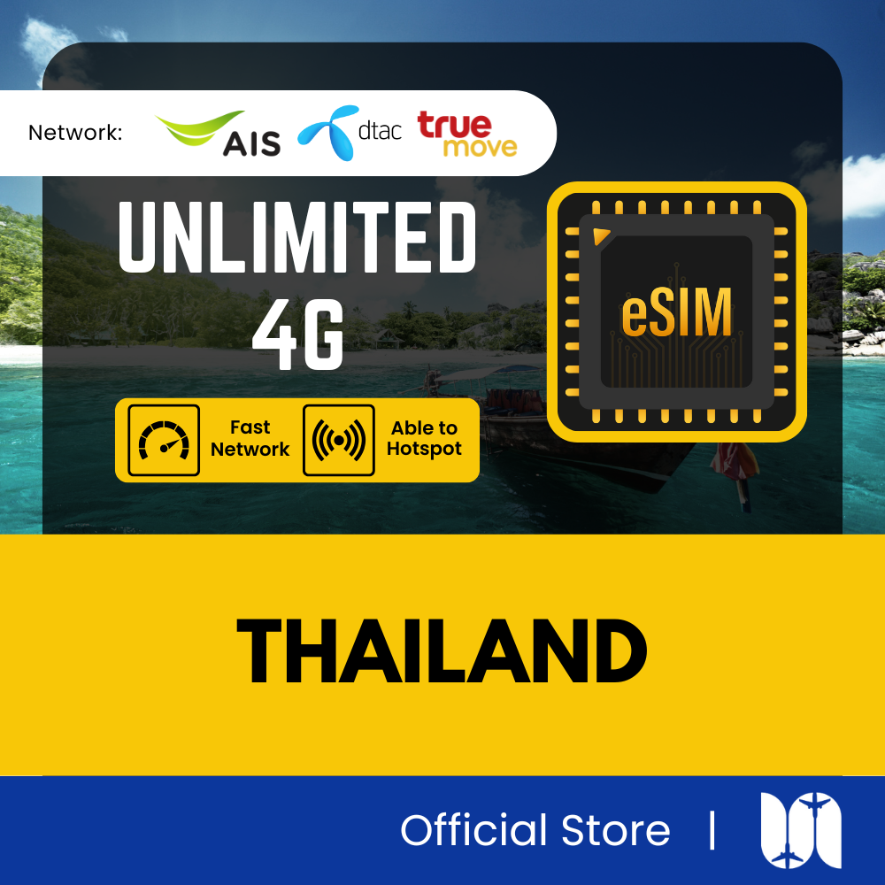 Thailand eSIM - 5G Speed - AIS & dtac & True